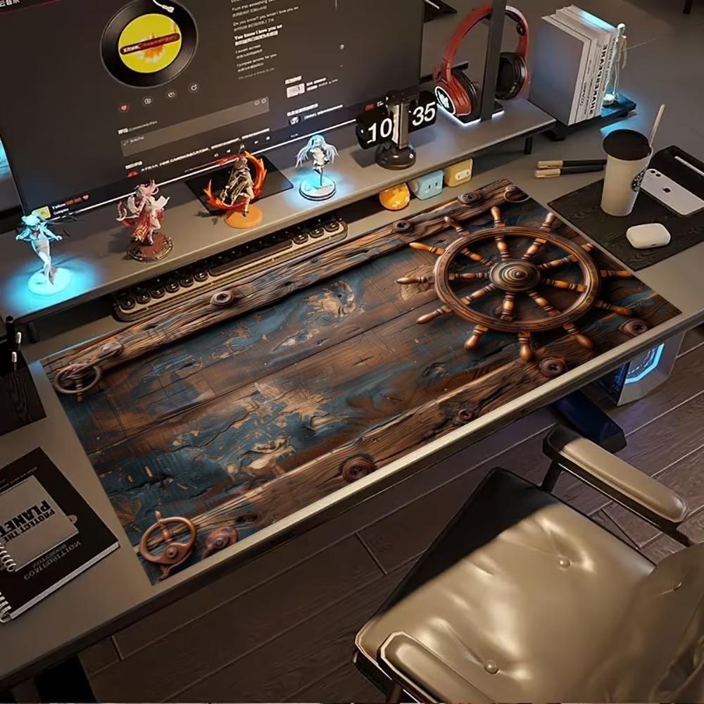 Vintage Pirate Ship Wheel Exte - Desk Setup Laptop And Pc recension och pris