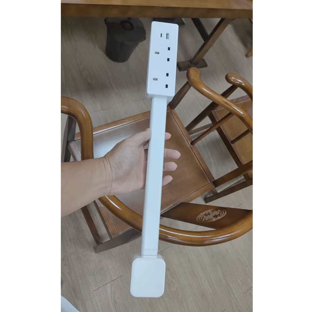 Rotates 180° Electrical Outlet - Power Strip Flat recension och pris