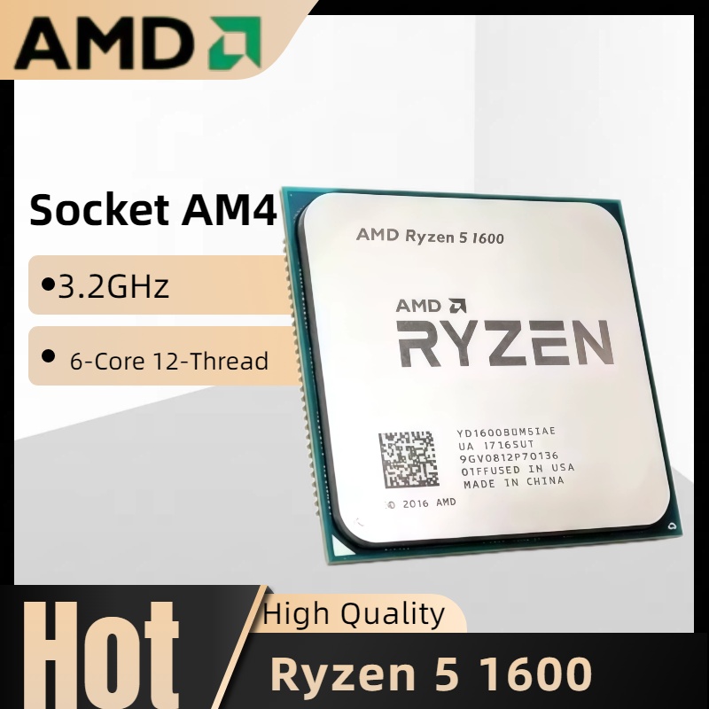 AMD Socket AM4 Ryzen 5 1600 R5 - Amd Cpu Ryzen 5 recension och pris