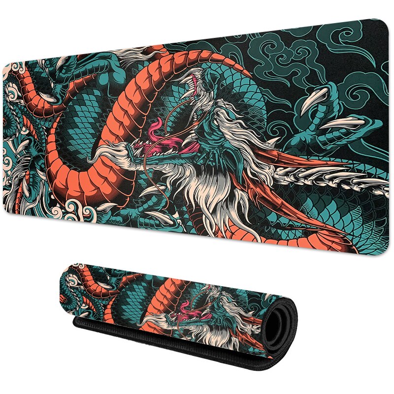 Japanese Dragon Large Gaming M - Desk Setup Japan recension och pris