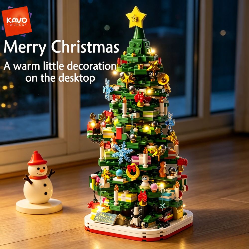 KAVOWORLD 1024pcs Christmas Tr - Desk Setup Gift Ideas recension och pris