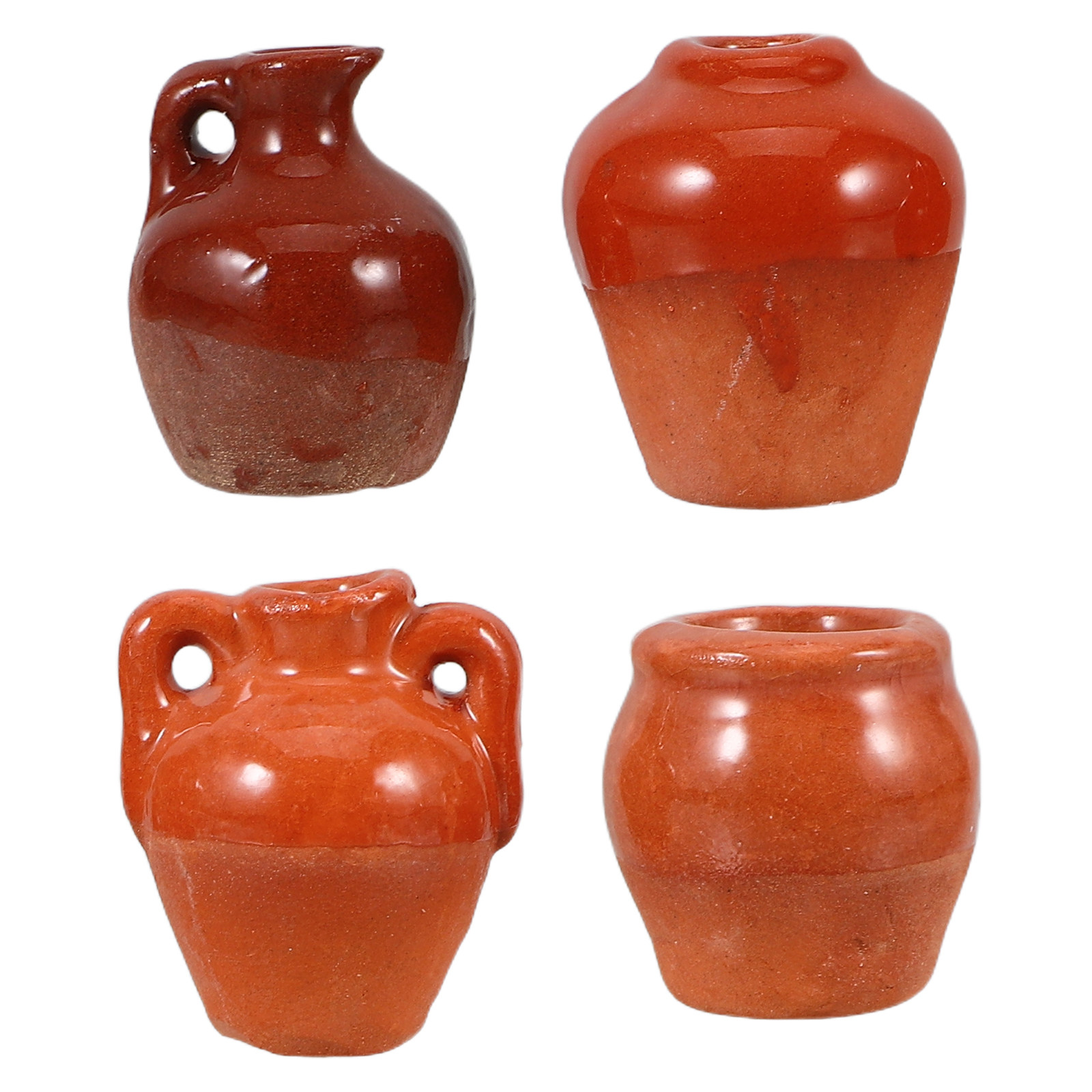 4Pcs Flower Pots Miniature Cer - Plant Pot Small Desk recension och pris