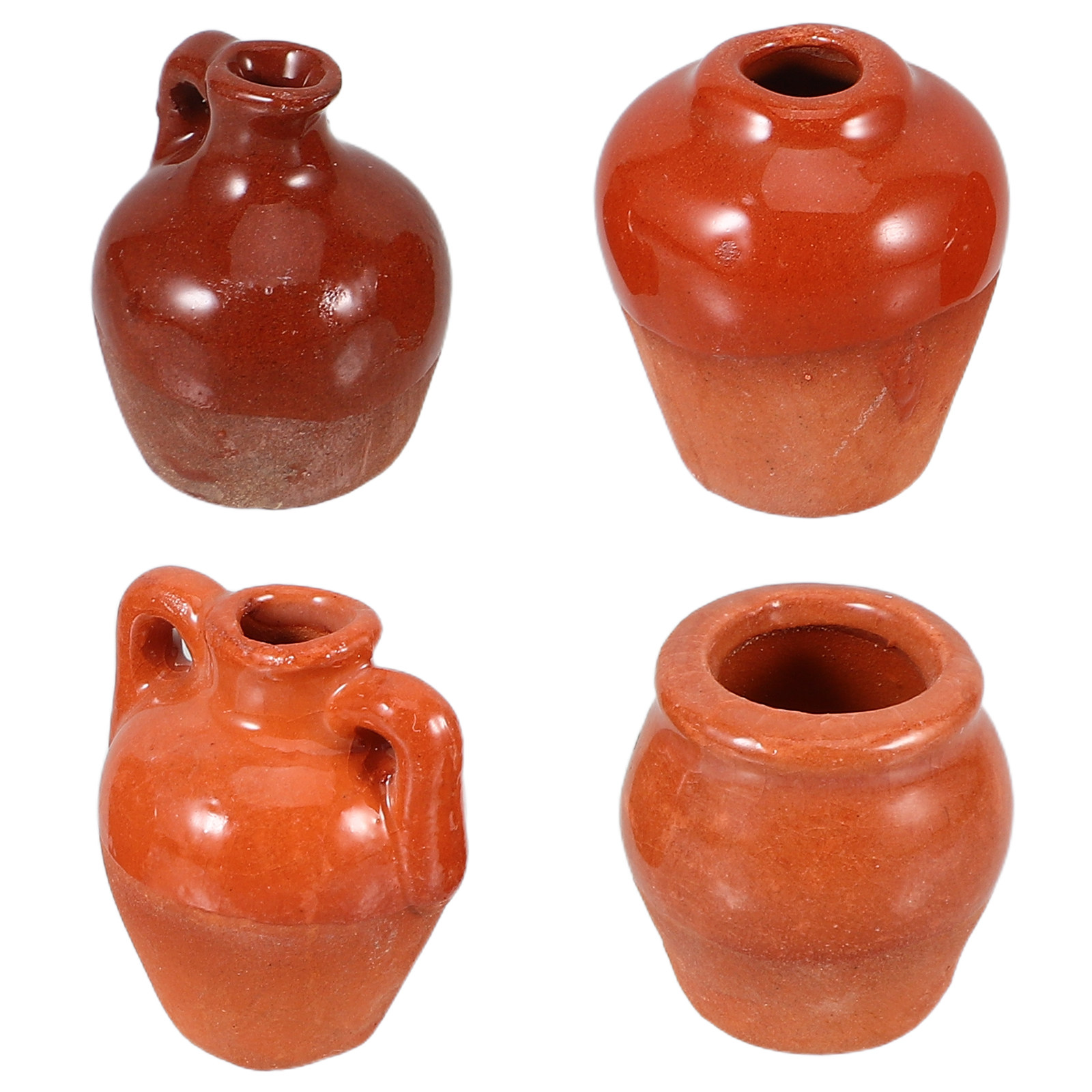 4Pcs Flower Pots Miniature Cer - Plant Pot Small Desk recension och pris