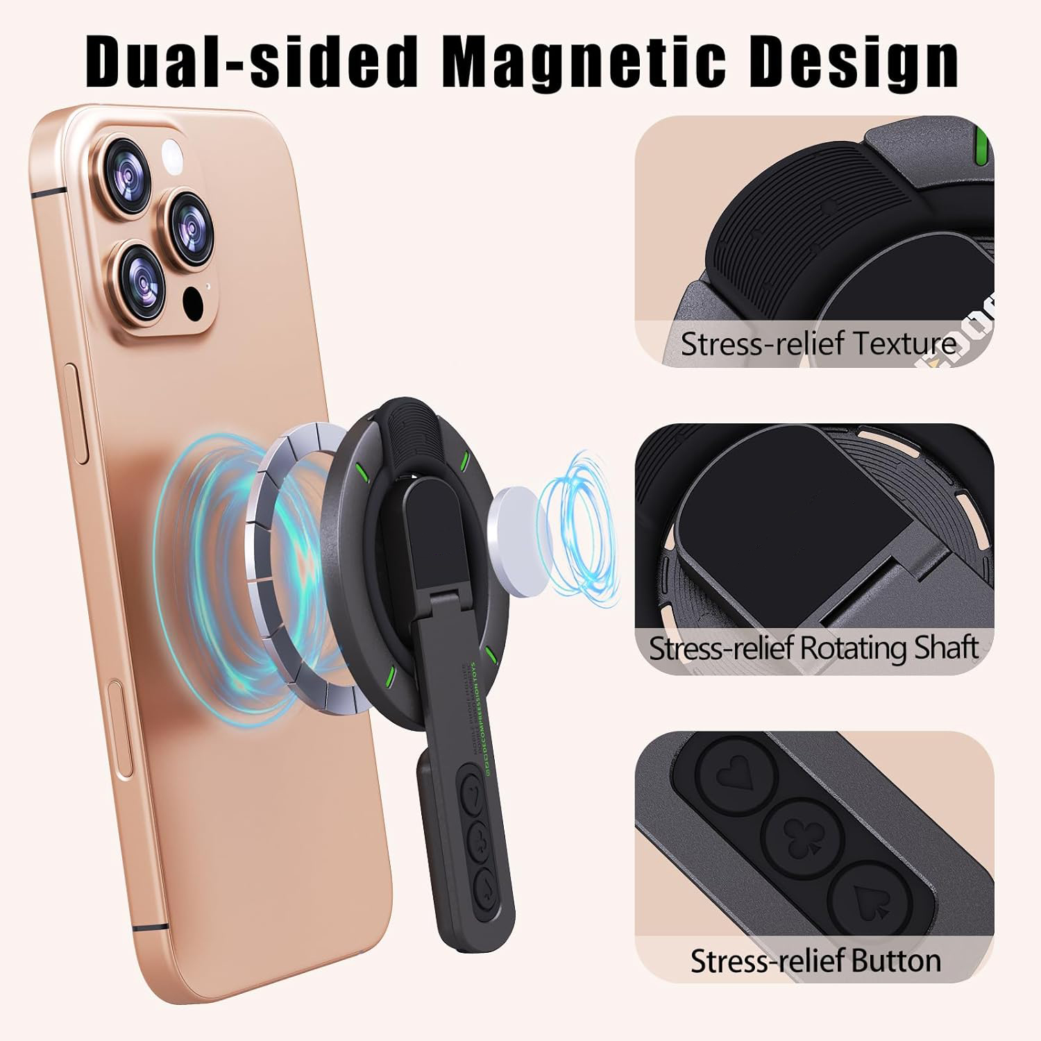 MultiFunction Finger Ring Brac - Desk Setup Apple recension och pris