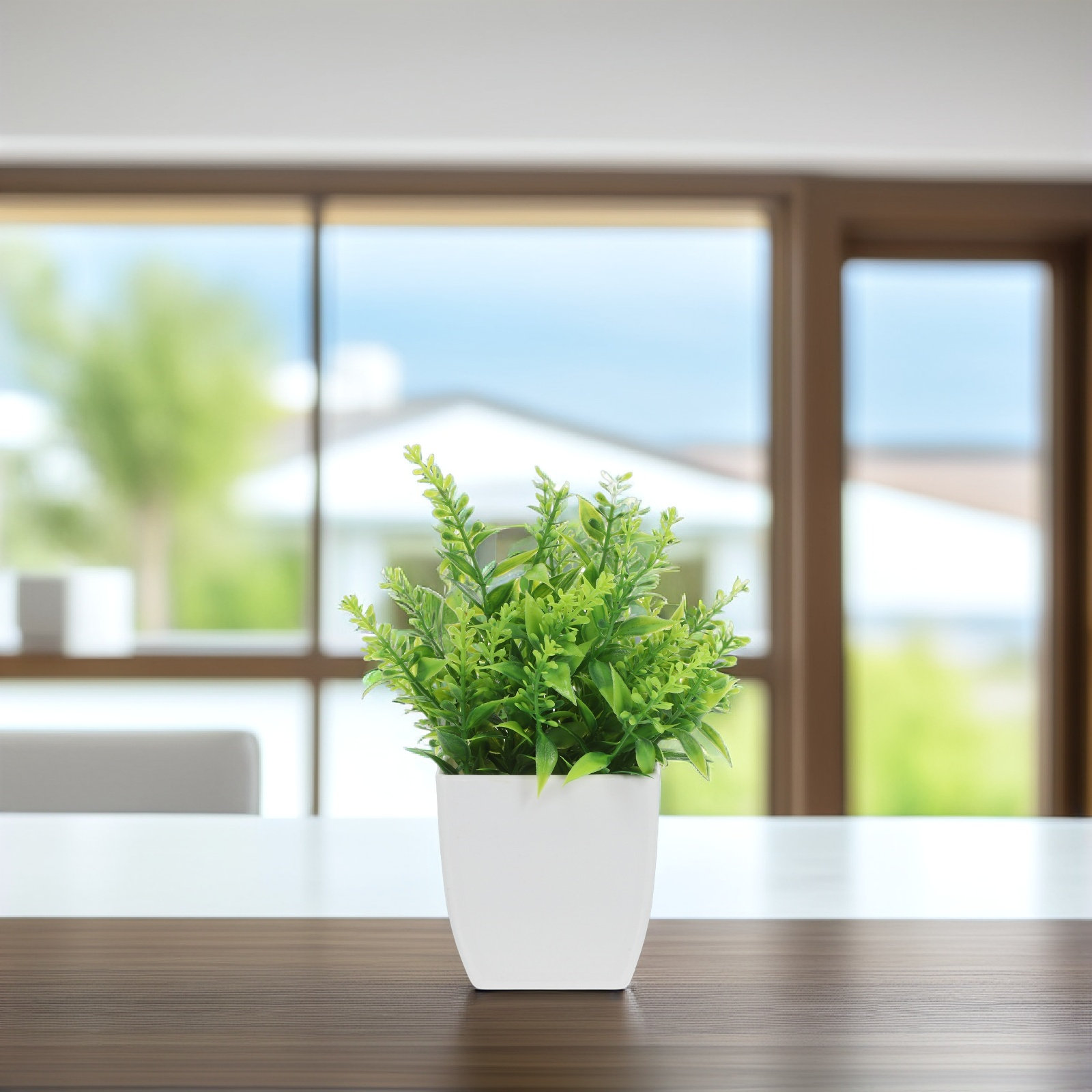 Realistic Artificial Potted Pl - Plant Pot Small Desk recension och pris