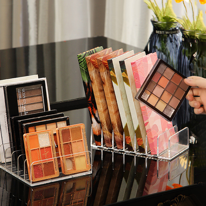 7-Compartment  Makeup Organize - Desk Setup Shelves recension och pris